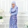 ENCHANTED KURUNG MODEN - ORIENT BLUE (3) ENCHANTED KURUNG MODEN - ORIENT BLUE (3)